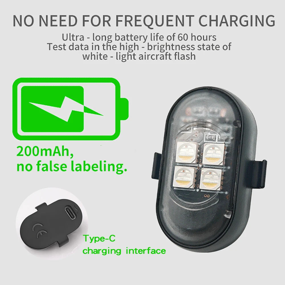 Надградба на RGB светла за атмосфера во автомобилот, поголема батерија и посветла, кабел за полнење од тип C, безжичен далечински управувач со повеќе режими за автомобил и мотоцикл.