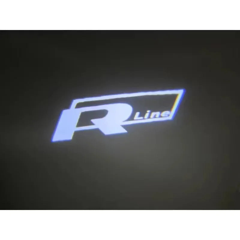 2/4p LED светло со проектор со лого на вратата од автомобилот за VW Golf 5 6 7 8 GTI GTD GTE Touareg CC Passat B6 B7 B8 B9 C6 C7 C8 Tiguan Додатоци