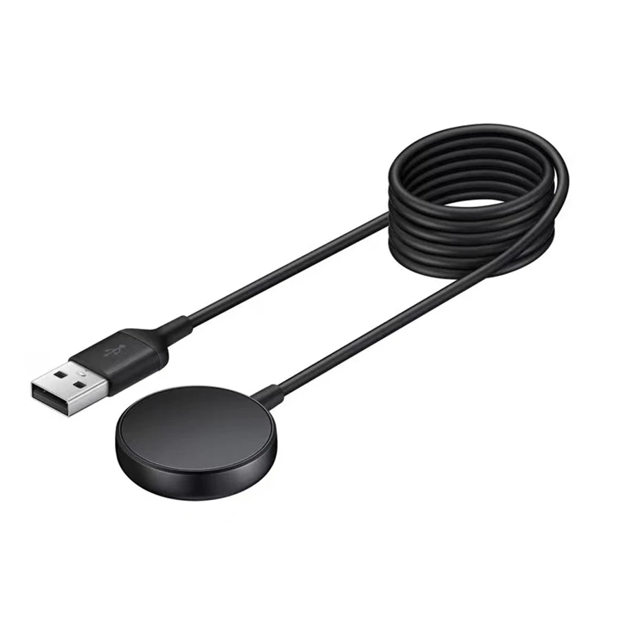 Безжичен полнач за Galaxy Watch, полнач за Galaxy Watch 3/4 5/6/7 Active1-2 Ultra FE кабел за часовник USB-A USB-C
